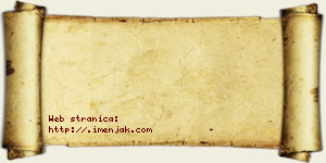 Jana Gošić vizit kartica